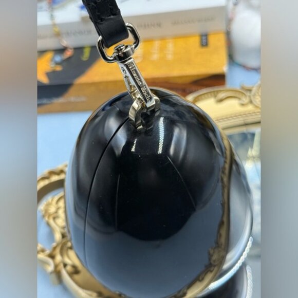 🆕 SIMONE ROCHA 🧿 NWOT Black Perspex Mini Handheld Egg Clutch - Picture 10 of 16